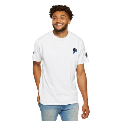 Dynamic Unisex Moisture Wicking Fyroz Bolt Tee – Bold Streetwear Lightning Logo Design, Fitness Shirt, Activewear, Graphic Tee, Sports Apparel, Gift for Athletes