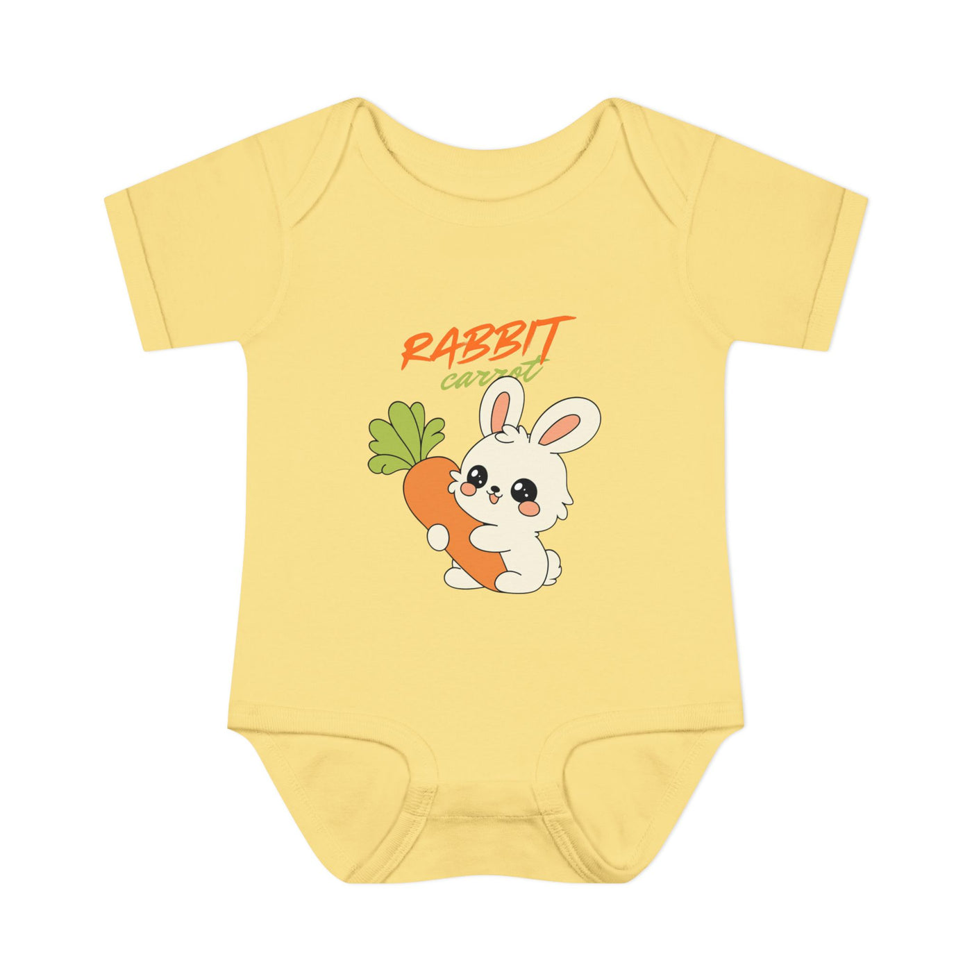 Cute Rabbit Baby Bodysuit, Infant Outfit, Newborn Gift, Spring Apparel, Baby Shower Present, Easter Clothing