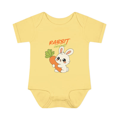 Cute Rabbit Baby Bodysuit, Infant Outfit, Newborn Gift, Spring Apparel, Baby Shower Present, Easter Clothing