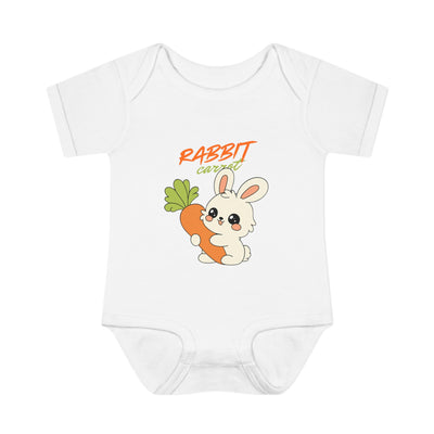 Cute Rabbit Baby Bodysuit, Infant Outfit, Newborn Gift, Spring Apparel, Baby Shower Present, Easter Clothing