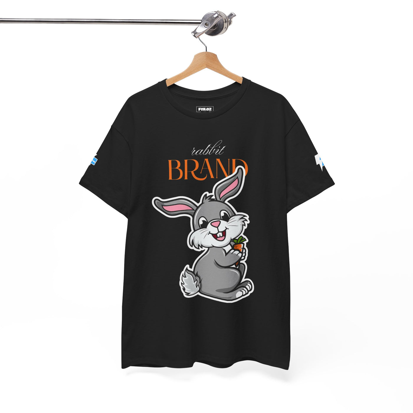 T-Shirt, Untamed Rabbit – Wild & Playful Bunny Aesthetic Design Animal Tee, Unisex Cartoon Shirt, Eco-Friendly Fashion, Gift for Nature Lovers, Boho Style Wear