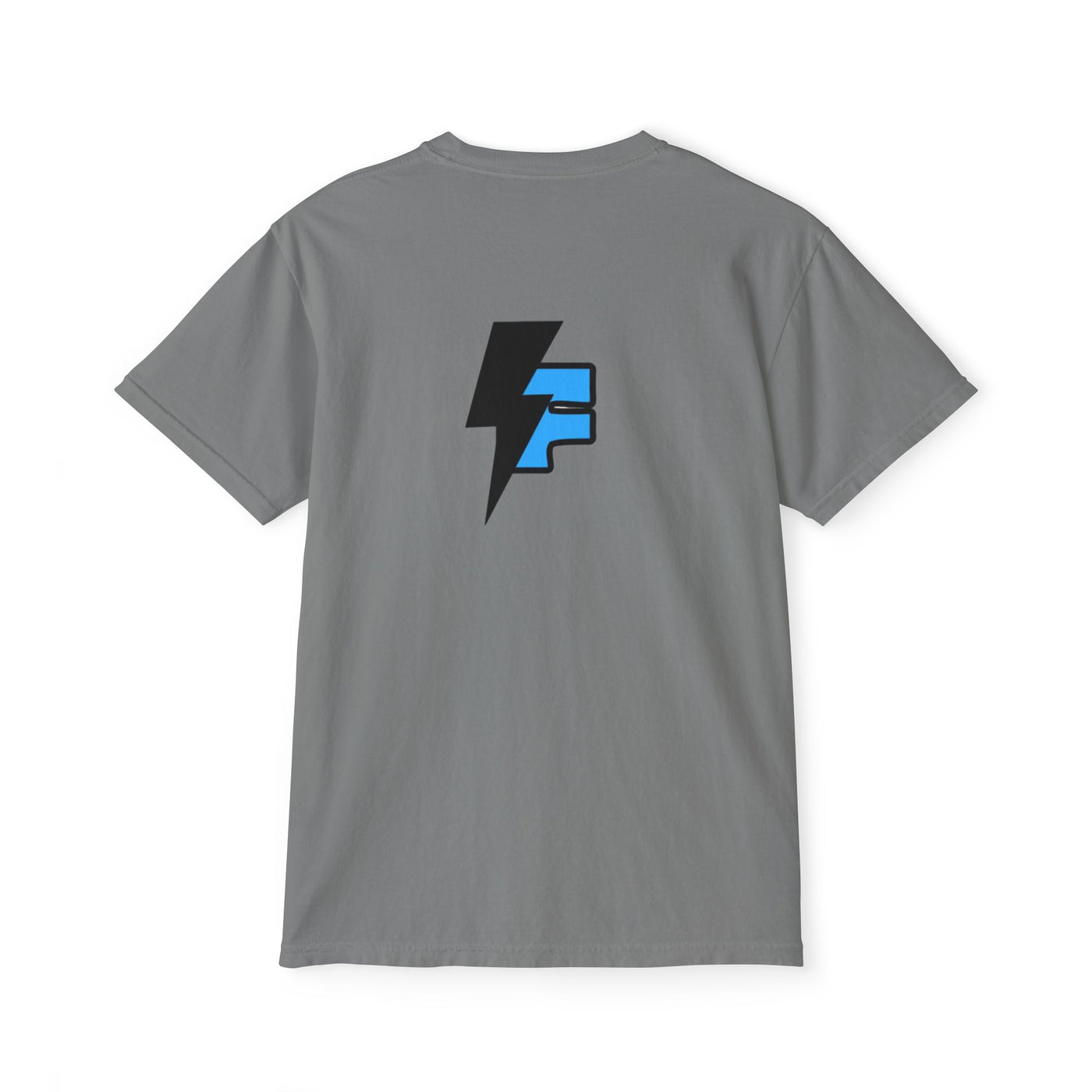 Dynamic Unisex Moisture Wicking Fyroz Bolt Tee – Bold Streetwear Lightning Logo Design, Fitness Shirt, Activewear, Graphic Tee, Sports Apparel, Gift for Athletes