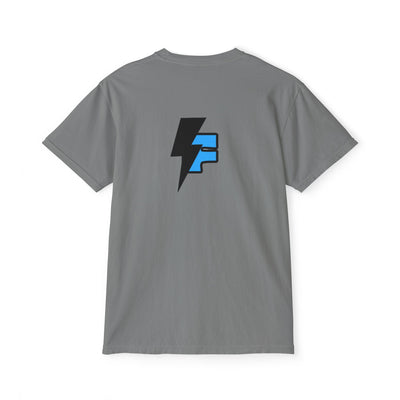 Dynamic Unisex Moisture Wicking Fyroz Bolt Tee – Bold Streetwear Lightning Logo Design, Fitness Shirt, Activewear, Graphic Tee, Sports Apparel, Gift for Athletes