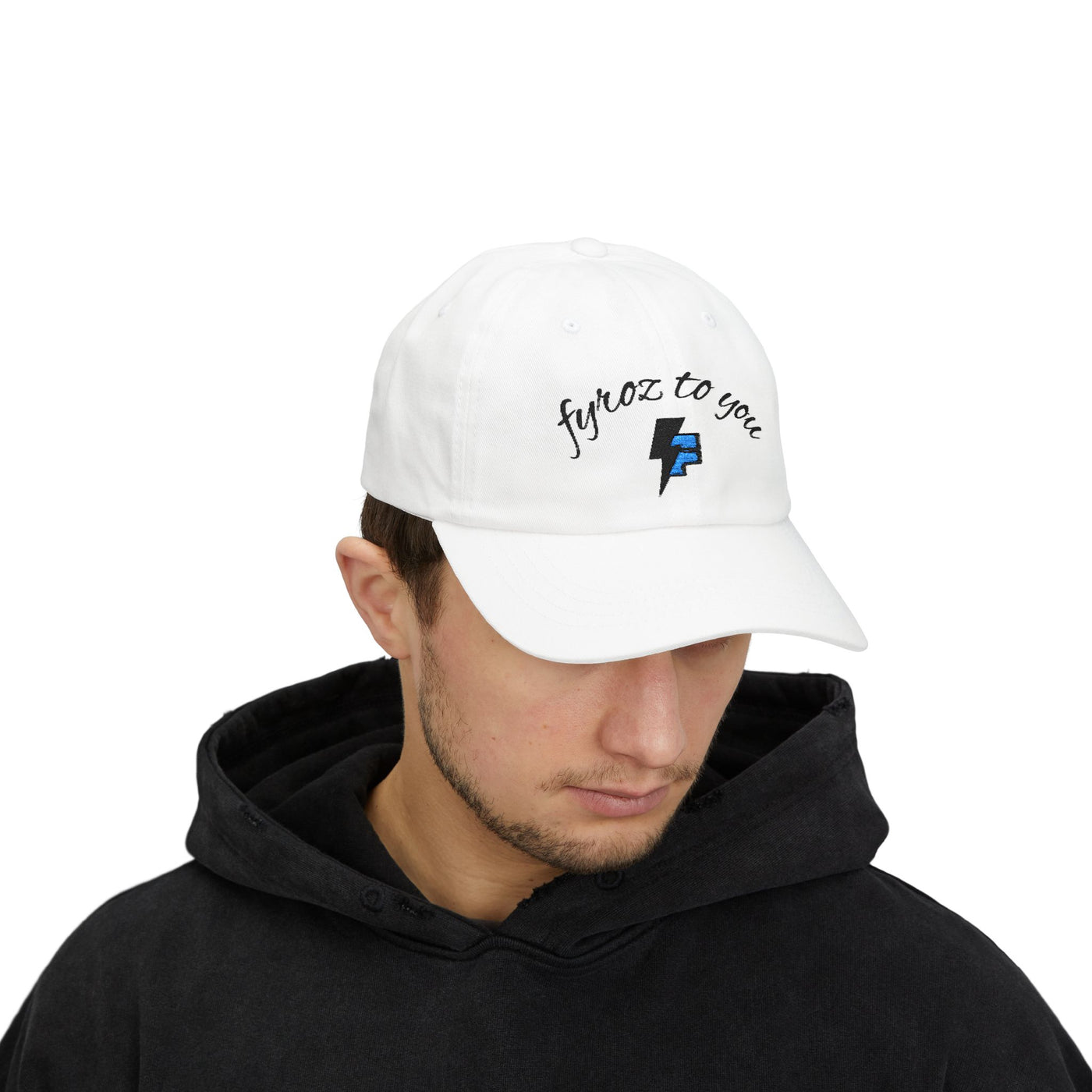 Dynamic Unisex Moisture Wicking Fyroz Bolt cap – Bold Streetwear Lightning Logo Design, Fitness cap, Activewear, Graphic cap, Sports Apparel, Gift for Athletes