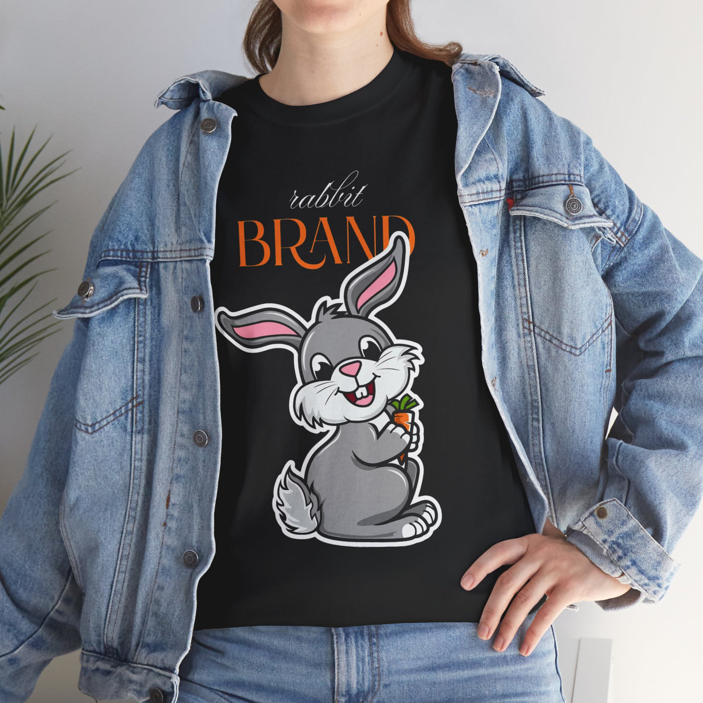 T-Shirt, Untamed Rabbit – Wild & Playful Bunny Aesthetic Design Animal Tee, Unisex Cartoon Shirt, Eco-Friendly Fashion, Gift for Nature Lovers, Boho Style Wear