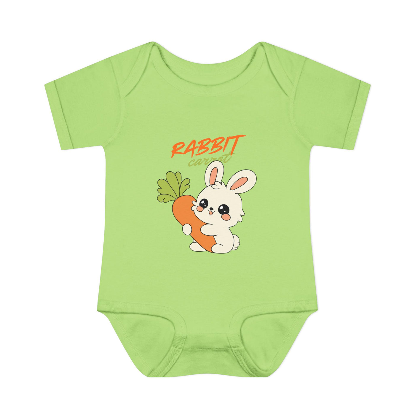 Cute Rabbit Baby Bodysuit, Infant Outfit, Newborn Gift, Spring Apparel, Baby Shower Present, Easter Clothing