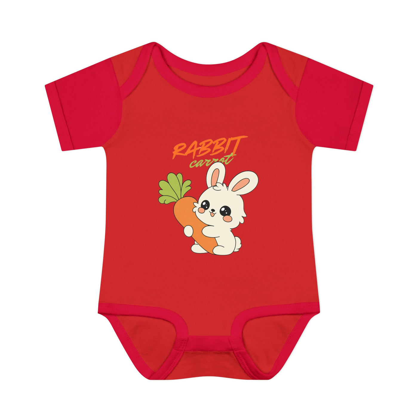 Cute Rabbit Baby Bodysuit, Infant Outfit, Newborn Gift, Spring Apparel, Baby Shower Present, Easter Clothing