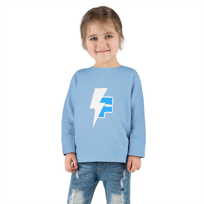 Lightning Bolt Toddler Long Sleeve Tee, Kids Graphic Top, Fun Playwear, Birthday Gift, Casual Toddler Outfit, Everyday Wear