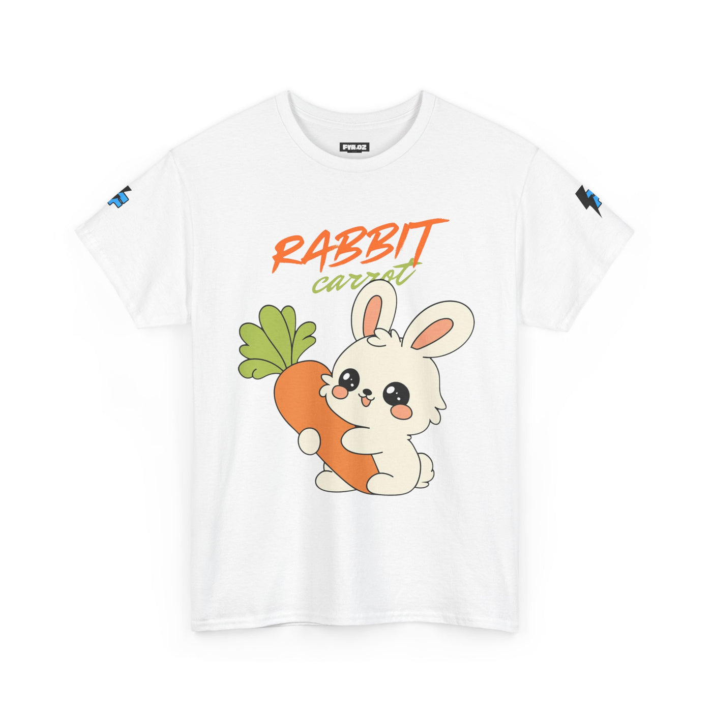 T-Shirt, Untamed Rabbit – Wild & Playful Bunny Aesthetic Design Animal Tee, Unisex Cartoon Shirt, Eco-Friendly Fashion, Gift for Nature Lovers, Boho Style Wear
