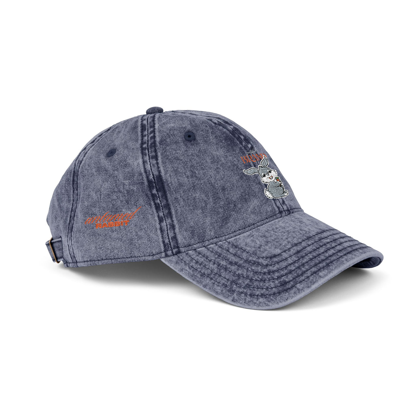 cap, Untamed Rabbit – Wild & Playful Bunny Aesthetic Design Animal cap, Unisex Cartoon cap, Eco-Friendly Fashion, Gift for Nature Lovers, Boho Style Wear