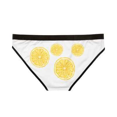 Citrus Print Women's Underwear, Fresh Fruit Briefs, AOP Panties, Fun Everyday Lingerie, Unique Gift for Her