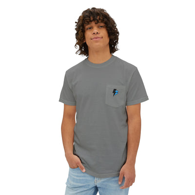 Dynamic Unisex Moisture Wicking Fyroz Bolt Tee – Bold Streetwear Lightning Logo Design, Fitness Shirt, Activewear, Graphic Tee, Sports Apparel, Gift for Athletes