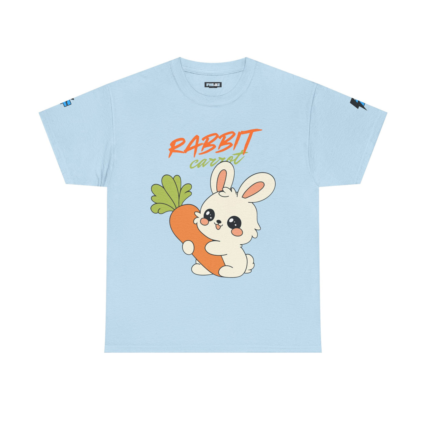 T-Shirt, Untamed Rabbit – Wild & Playful Bunny Aesthetic Design Animal Tee, Unisex Cartoon Shirt, Eco-Friendly Fashion, Gift for Nature Lovers, Boho Style Wear