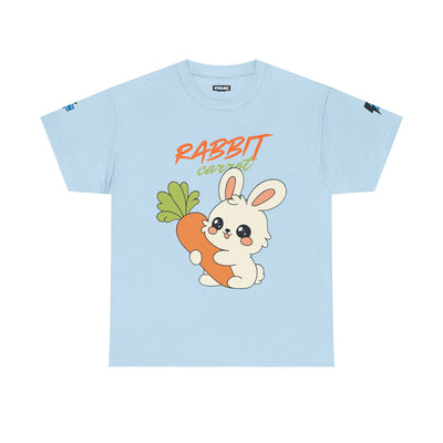 T-Shirt, Untamed Rabbit – Wild & Playful Bunny Aesthetic Design Animal Tee, Unisex Cartoon Shirt, Eco-Friendly Fashion, Gift for Nature Lovers, Boho Style Wear