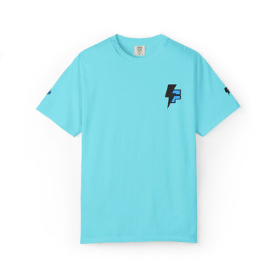 Dynamic Unisex Moisture Wicking Fyroz Bolt Tee – Bold Streetwear Lightning Logo Design, Fitness Shirt, Activewear, Graphic Tee, Sports Apparel, Gift for Athletes