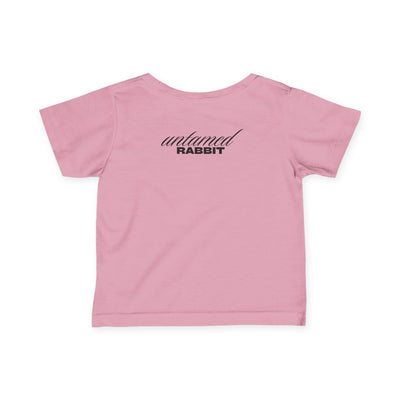 Cute Bunny Infant Tee, Baby Cute Bunny , Untamed Rabbit – Wild & Playful Bunny Aesthetic Design Animal Cute Bunny, Cartoon Cute Bunny, Eco-Friendly Fashion, Gift for Nature Lovers, Boho Style Wear Playful Toddler Clothing.