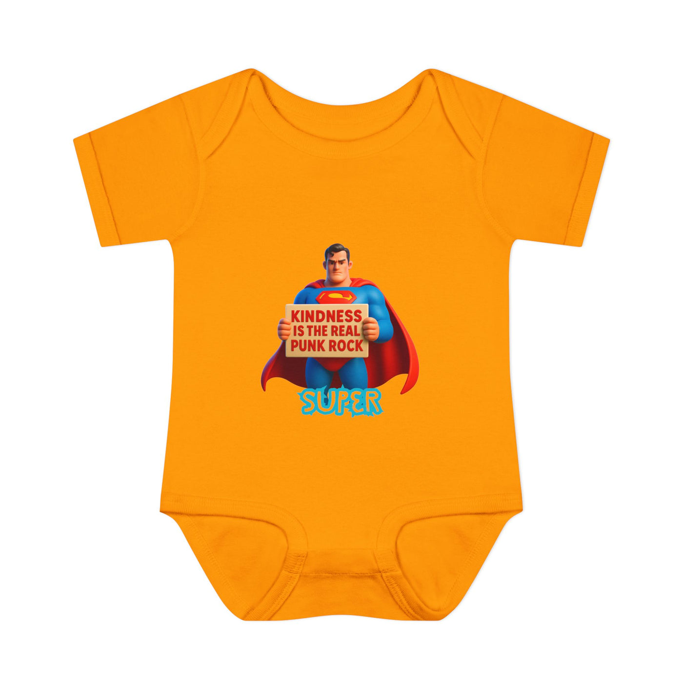 Super Kindness Infant Bodysuit | Cute Baby Clothes, Baby Gift, Newborn Outfit, Baby Shower Gift, Fun Infant Wear, Punk Rock Baby Clothing