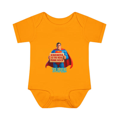 Super Kindness Infant Bodysuit | Cute Baby Clothes, Baby Gift, Newborn Outfit, Baby Shower Gift, Fun Infant Wear, Punk Rock Baby Clothing
