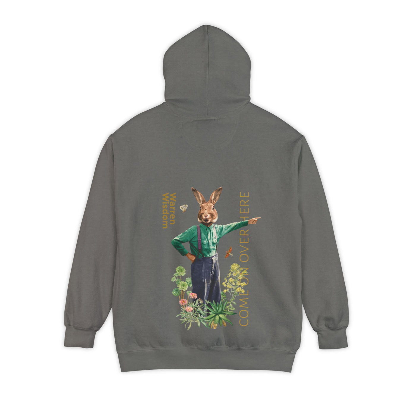 Trendy Hoodie for All- Hoodie, Untamed Rabbit – Wild & Playful Bunny Aesthetic Design Animal Tee, Unisex Cartoon Shirt, Eco-Friendly Fashion, Gift for Nature Lovers, Boho Style Wear