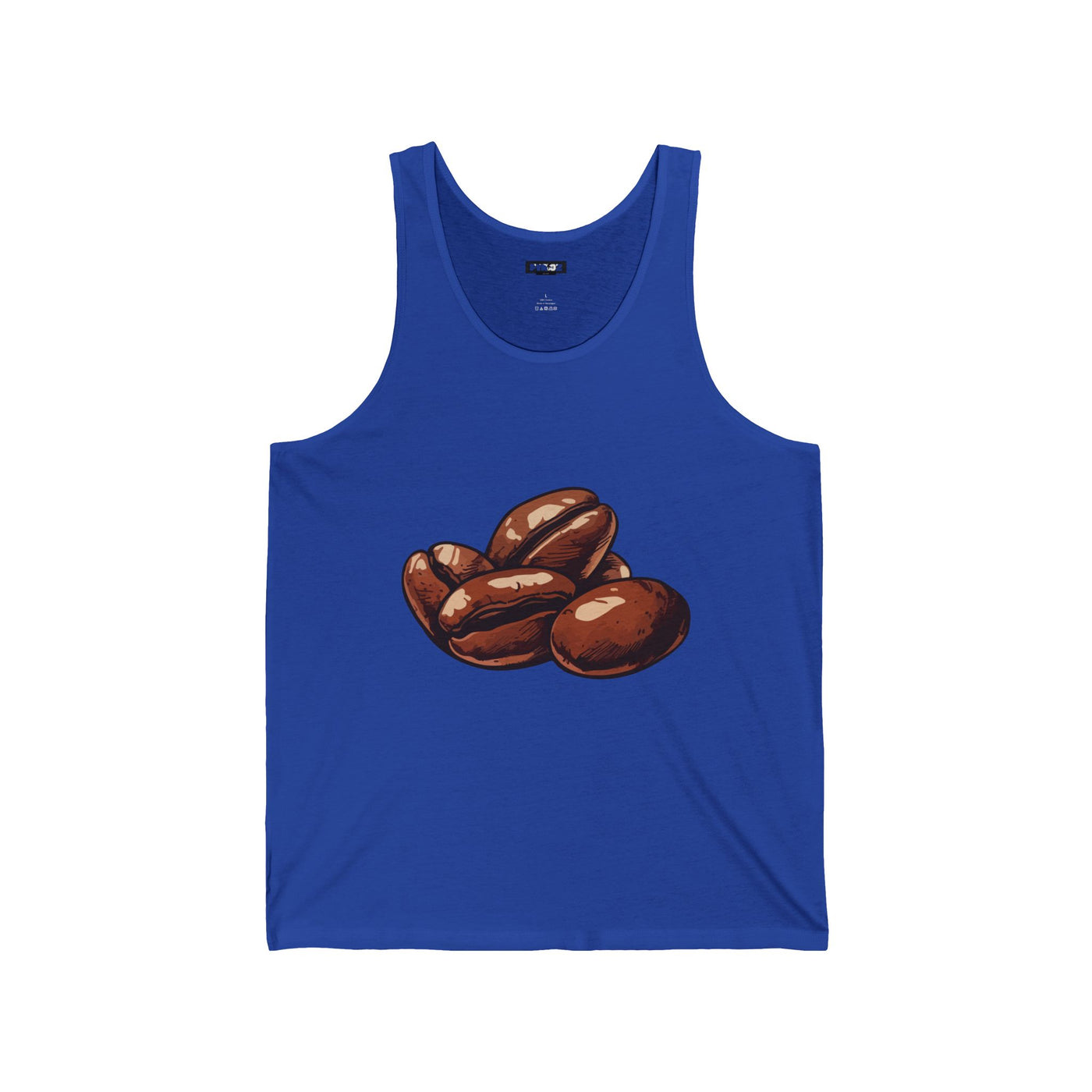 Coffee Lover Unisex Jersey Tank, Casual Coffee Tee, Summer Wear, Gift for Baristas, Coffee Enthusiasts, Brew Lovers(3)