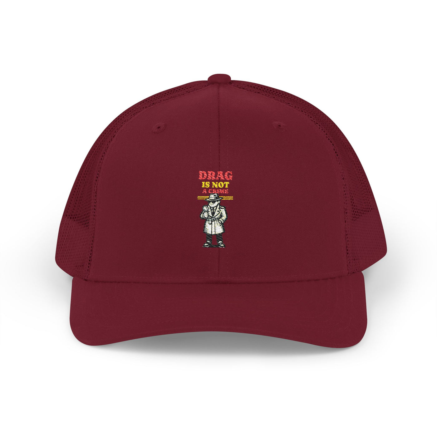 Drag Is Not a Crime - Bold Design for Pride and Equality  Bold cap, Unisex Graphic cap, Casual, Activist Gift