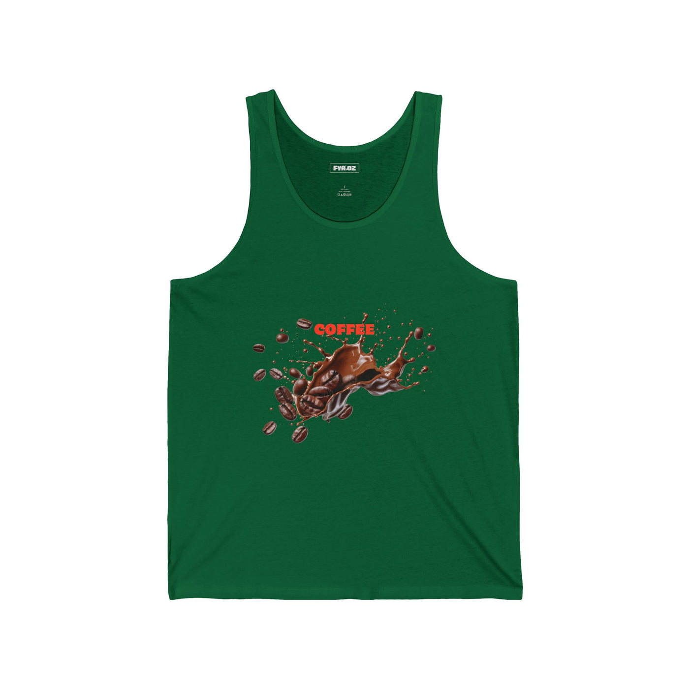 Coffee Lover's Unisex Jersey Tank | Perfect for Casual Days, Summer Vibes, Coffee Enthusiasts, Gifts, Birthdays(3)