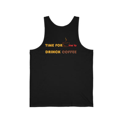 Coffee Lover's Unisex Jersey Tank | Perfect for Casual Days, Summer Vibes, Coffee Enthusiasts, Gifts, Birthdays(3)