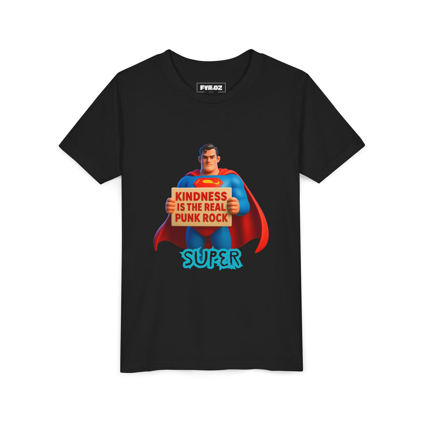 Kids Punk Rock T – Shirt Kindness is true punk rock – a bold rebel with a positive message.(7)