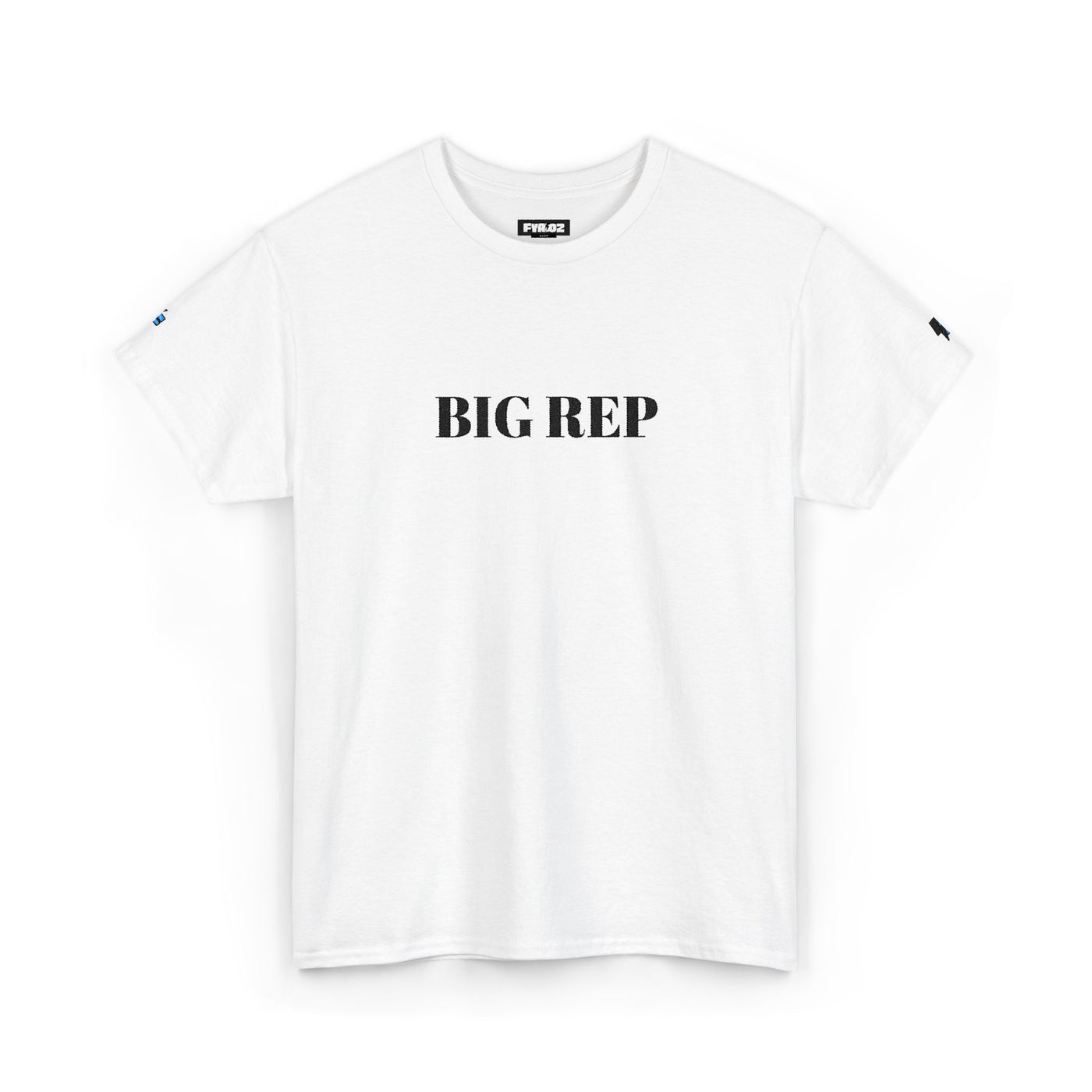 Unisex Heavy Cotton Tee - Big Rep Statement Tee, Casual Wear, Gift for Him/Her, Streetwear, Everyday Comfort
