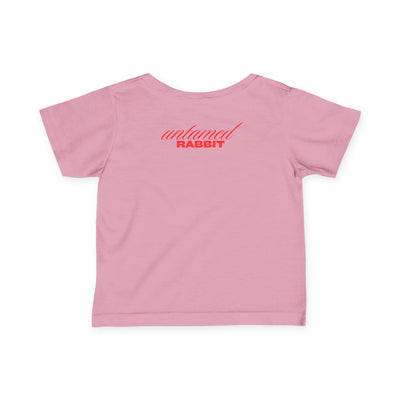 Cute Bunny Infant Tee, Baby Cute Bunny , Untamed Rabbit – Wild & Playful Bunny Aesthetic Design Animal Cute Bunny, Cartoon Cute Bunny, Eco-Friendly Fashion, Gift for Nature Lovers, Boho Style Wear Playful Toddler Clothing