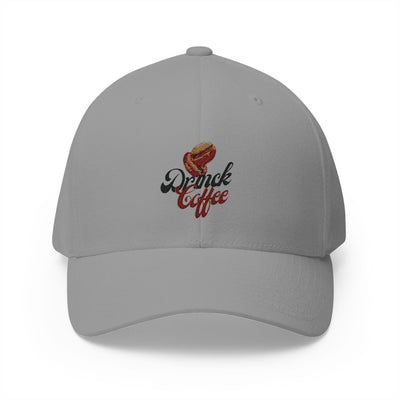 "It's Time to Drink Coffee" Printed cap - Funny Line Design for Coffee Lovers, Unisex Casual cap, Coffee Lover Gift, Classic Design Coffee Inspired Stylish Clothing