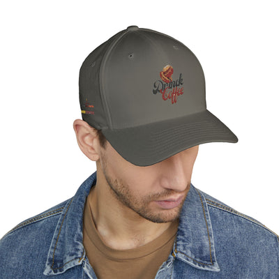 "It's Time to Drink Coffee" Printed cap - Funny Line Design for Coffee Lovers, Unisex Casual cap, Coffee Lover Gift, Classic Design Coffee Inspired Stylish Clothing