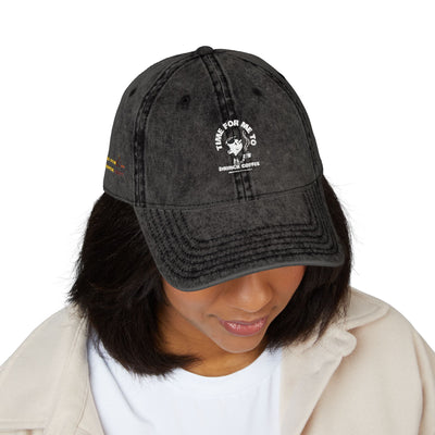 "It's Time to Drink Coffee" Printed cap - Funny Line Design for Coffee Lovers, Unisex Casual cap, Coffee Lover Gift, Classic Design Coffee Inspired Stylish Clothing
