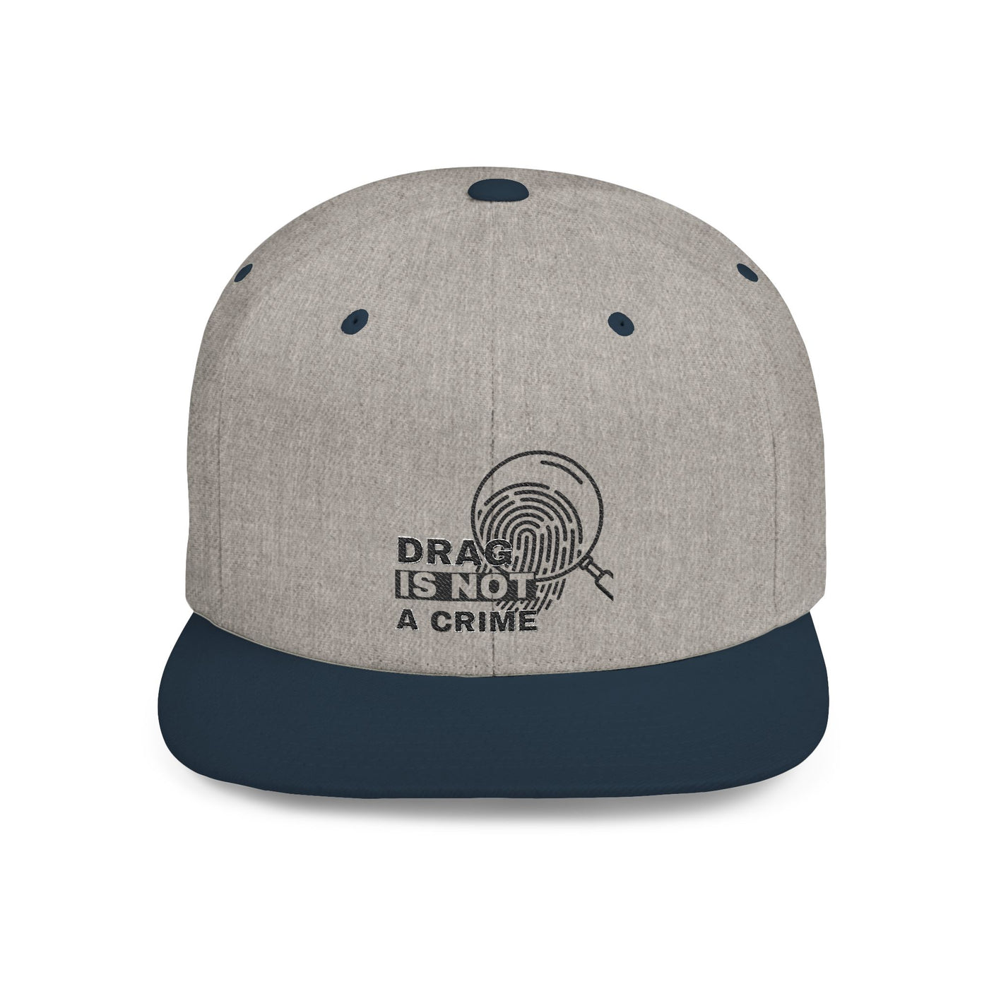 Drag Is Not a Crime - Bold Design for Pride and Equality  Bold cap, Unisex Graphic cap, Casual, Activist Gift