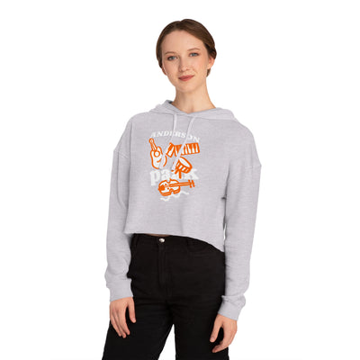 Music-Inspired Cropped Hoodie for Anderson .Paak Inspired Design – Funky Soul & Groove ArtFans, Casual Wear, Music Festival Outfit, Gift for Musicians, Punk Rock Style Hoodie