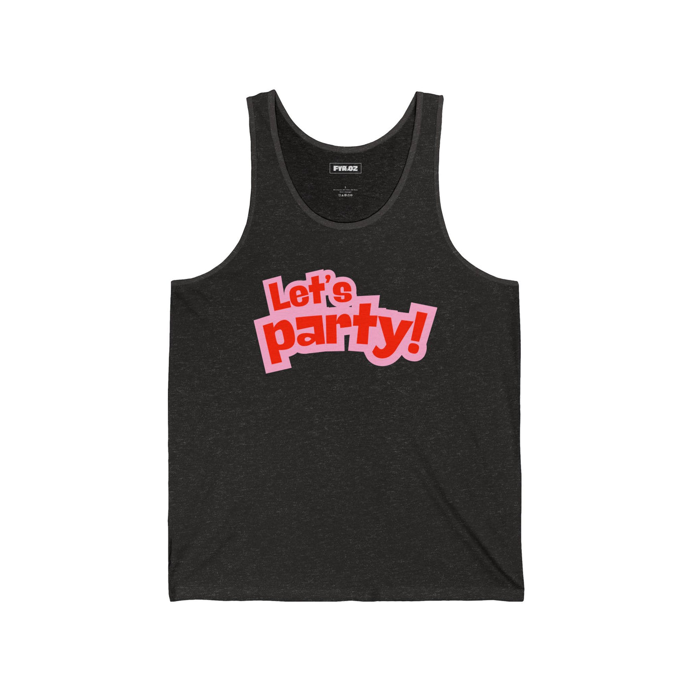 Party-Ready Unisex Jersey Tank - Perfect for Concerts, Festivals, Summer Gatherings, Parties, Music Lovers(3)