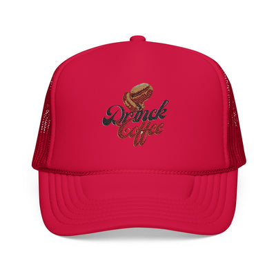 "It's Time to Drink Coffee" Printed cap - Funny Line Design for Coffee Lovers, Unisex Casual cap, Coffee Lover Gift, Classic Design Coffee Inspired Stylish Clothing