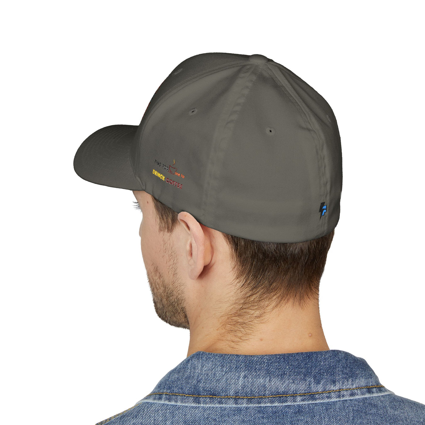 "It's Time to Drink Coffee" Printed cap - Funny Line Design for Coffee Lovers, Unisex Casual cap, Coffee Lover Gift, Classic Design Coffee Inspired Stylish Clothing
