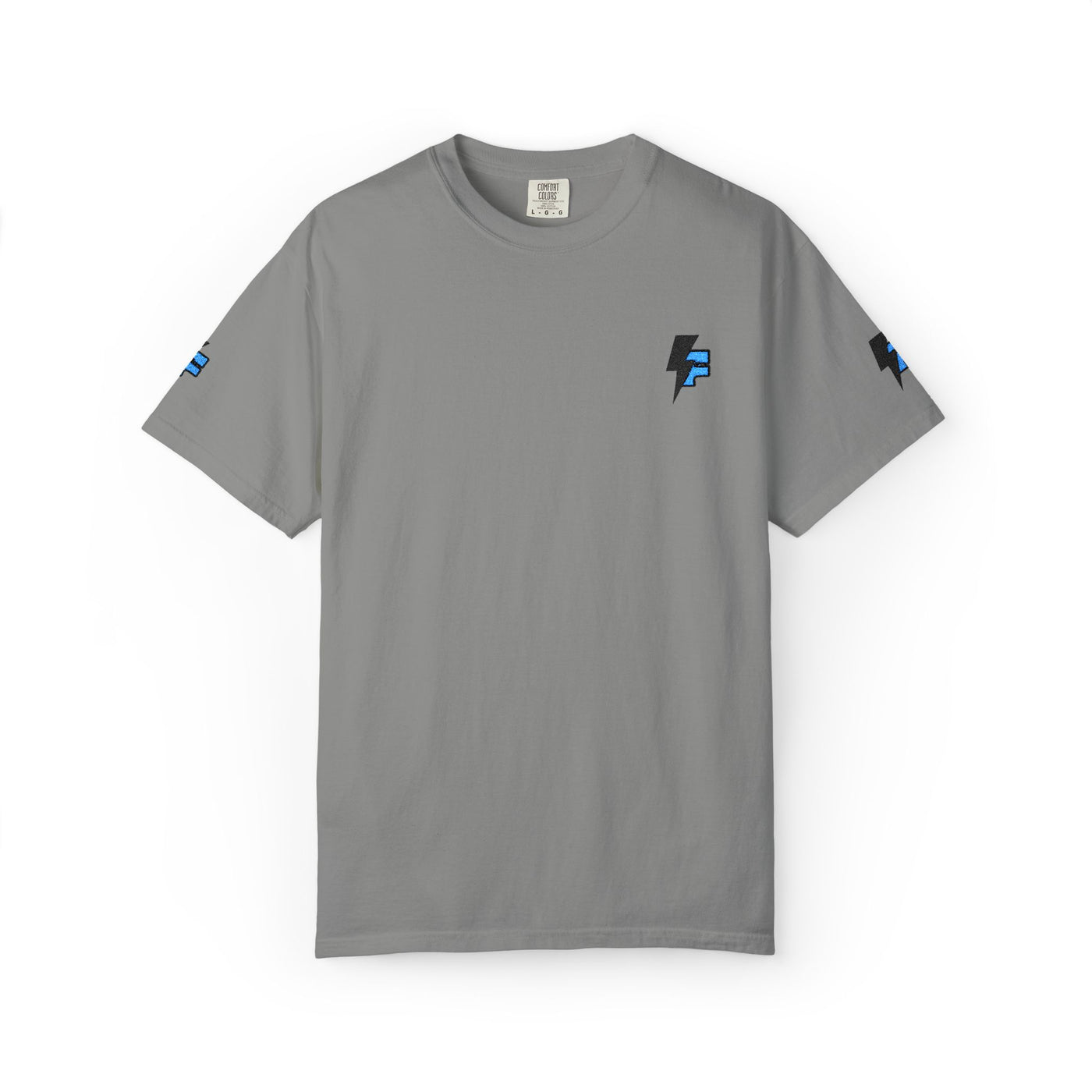 Dynamic Unisex Moisture Wicking Fyroz Bolt Tee – Bold Streetwear Lightning Logo Design, Fitness Shirt, Activewear, Graphic Tee, Sports Apparel, Gift for Athletes