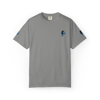 Dynamic Unisex Moisture Wicking Fyroz Bolt Tee – Bold Streetwear Lightning Logo Design, Fitness Shirt, Activewear, Graphic Tee, Sports Apparel, Gift for Athletes