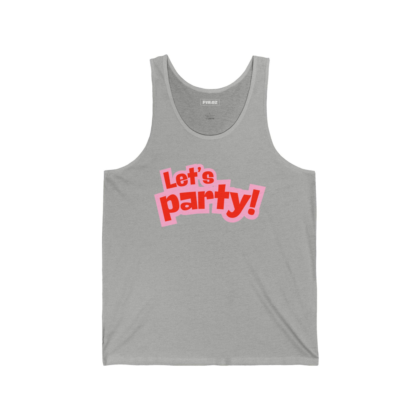 Party-Ready Unisex Jersey Tank - Perfect for Concerts, Festivals, Summer Gatherings, Parties, Music Lovers(3)
