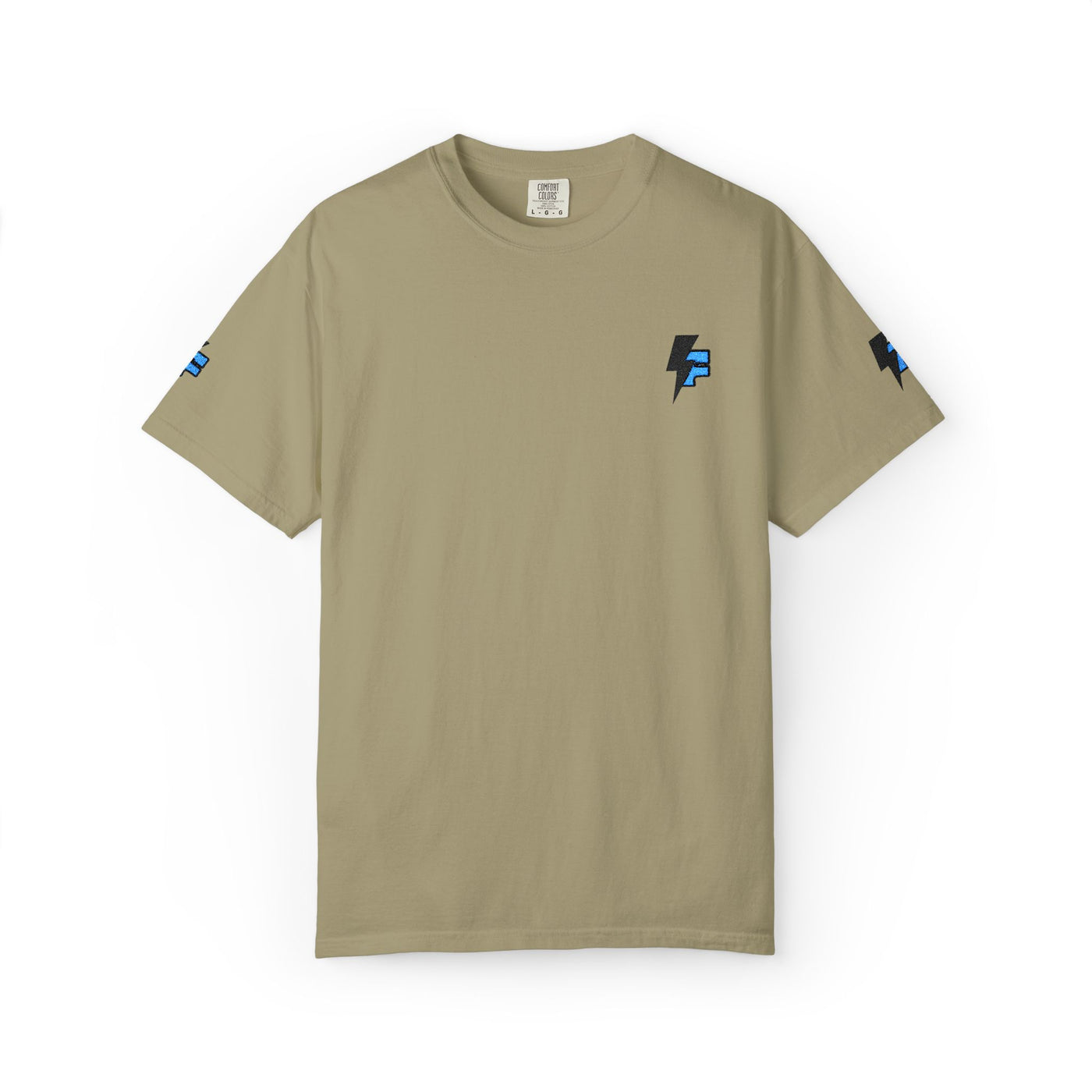 Dynamic Unisex Moisture Wicking Fyroz Bolt Tee – Bold Streetwear Lightning Logo Design, Fitness Shirt, Activewear, Graphic Tee, Sports Apparel, Gift for Athletes