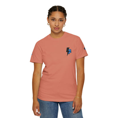 Dynamic Unisex Moisture Wicking Fyroz Bolt Tee – Bold Streetwear Lightning Logo Design, Fitness Shirt, Activewear, Graphic Tee, Sports Apparel, Gift for Athletes