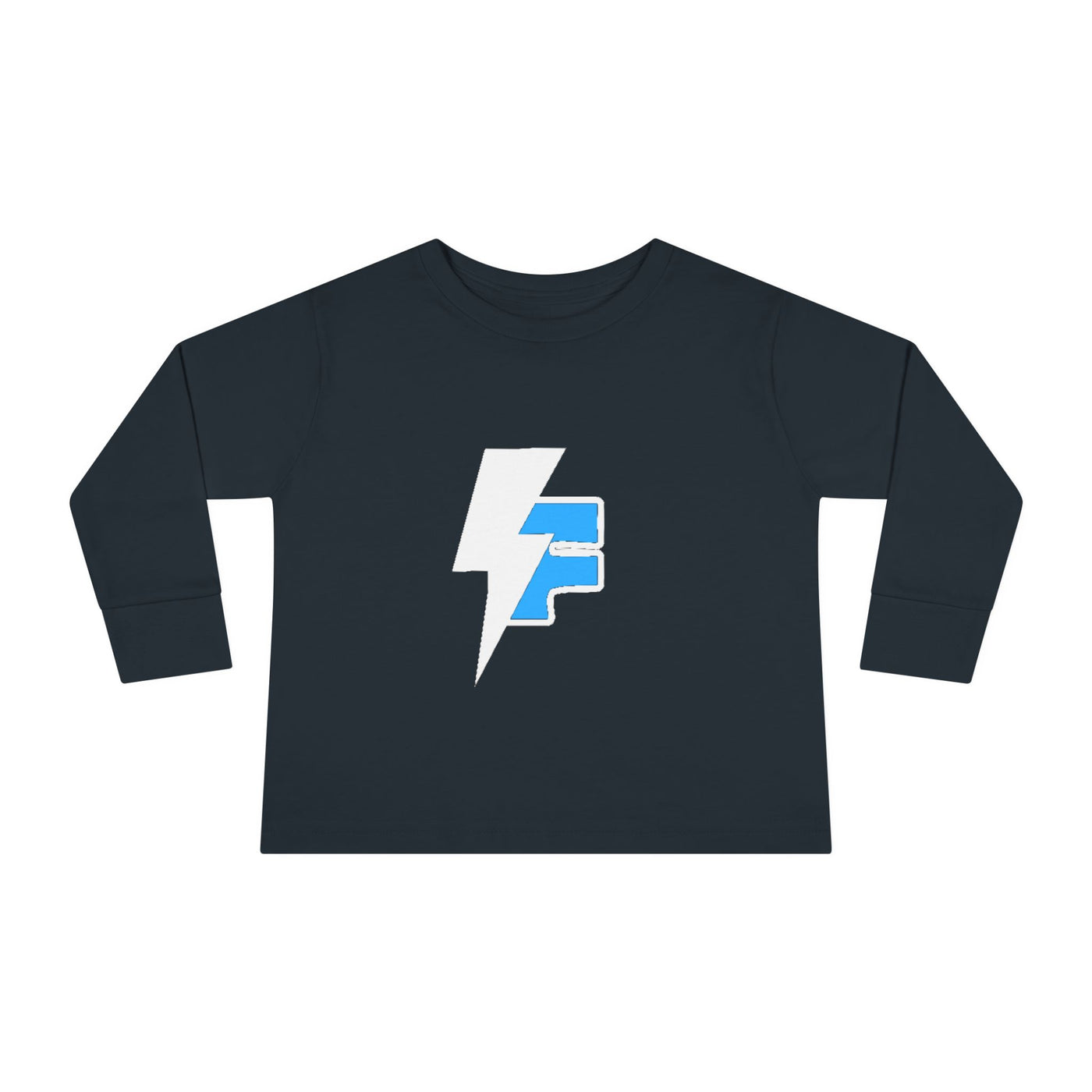 Lightning Bolt Toddler Long Sleeve Tee, Kids Graphic Top, Fun Playwear, Birthday Gift, Casual Toddler Outfit, Everyday Wear