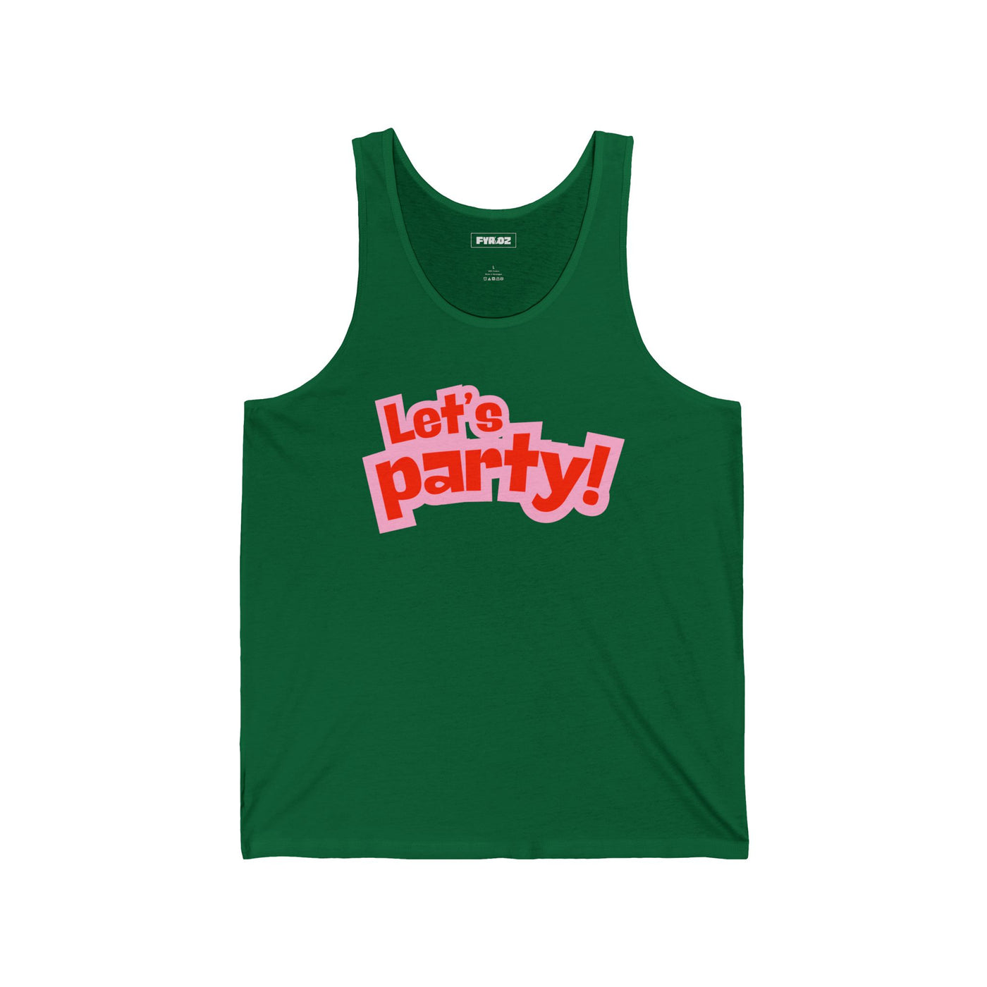 Party-Ready Unisex Jersey Tank - Perfect for Concerts, Festivals, Summer Gatherings, Parties, Music Lovers(3)