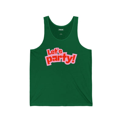 Party-Ready Unisex Jersey Tank - Perfect for Concerts, Festivals, Summer Gatherings, Parties, Music Lovers(3)