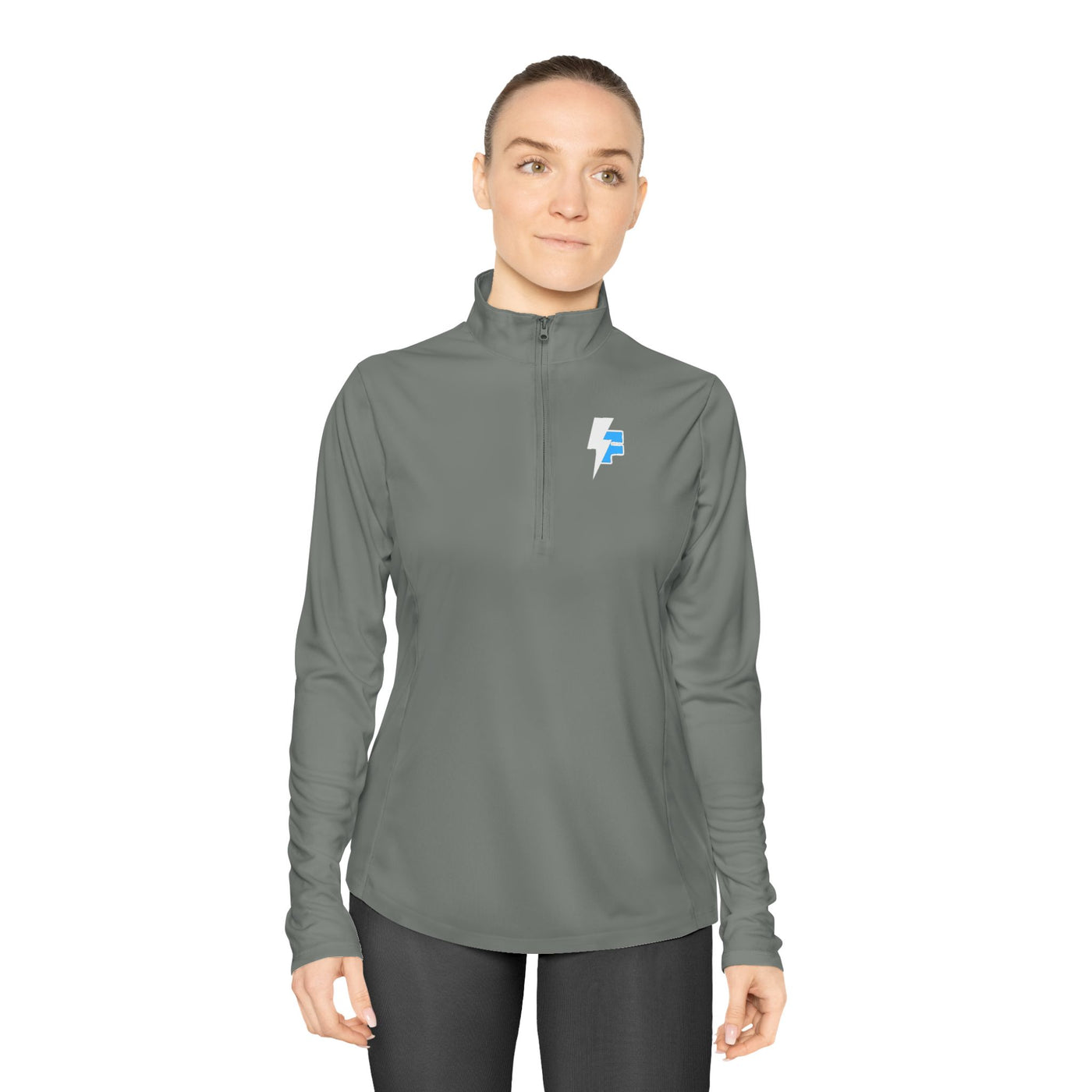 Stylish Ladies Quarter-Zip Pullover for Comfort & Style, Fitness Apparel, Casual Wear, Unique Gift, Stylish Outerwear, Perfect for All Big Rep – Bold Gym & Fitness Motivation Design (3)