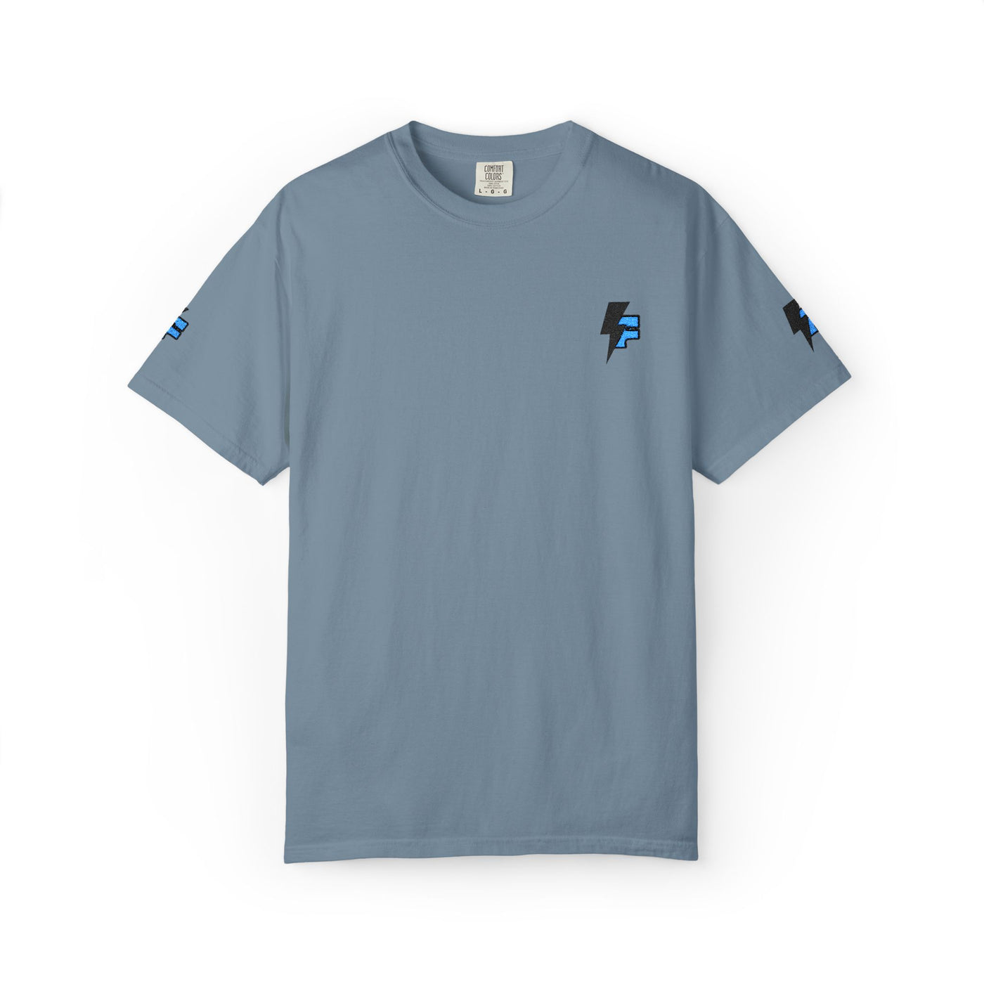 Dynamic Unisex Moisture Wicking Fyroz Bolt Tee – Bold Streetwear Lightning Logo Design, Fitness Shirt, Activewear, Graphic Tee, Sports Apparel, Gift for Athletes