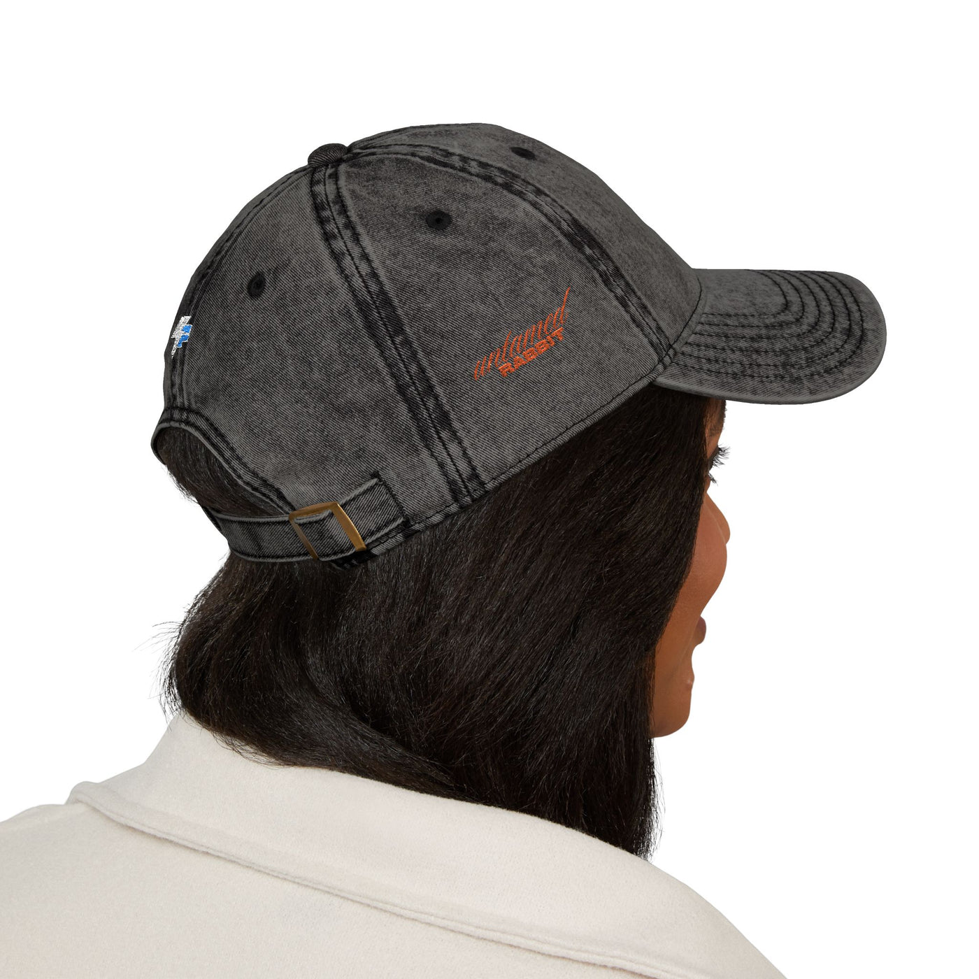 cap, Untamed Rabbit – Wild & Playful Bunny Aesthetic Design Animal cap, Unisex Cartoon cap, Eco-Friendly Fashion, Gift for Nature Lovers, Boho Style Wear