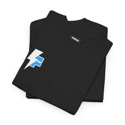 Dynamic Unisex Moisture Wicking Fyroz Bolt Tee – Bold Streetwear Lightning Logo Design, Fitness Shirt, Activewear, Graphic Tee, Sports Apparel, Gift for Athletes